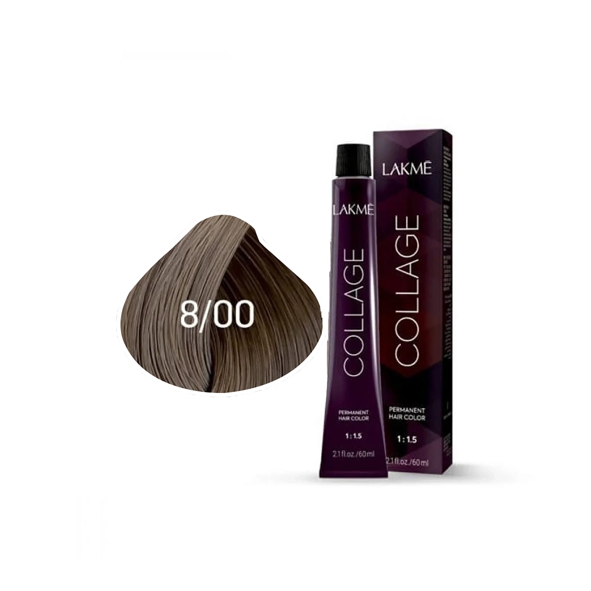 Coloration Capillaire Lakme 60ml - Tube Crème Collage Neuf
