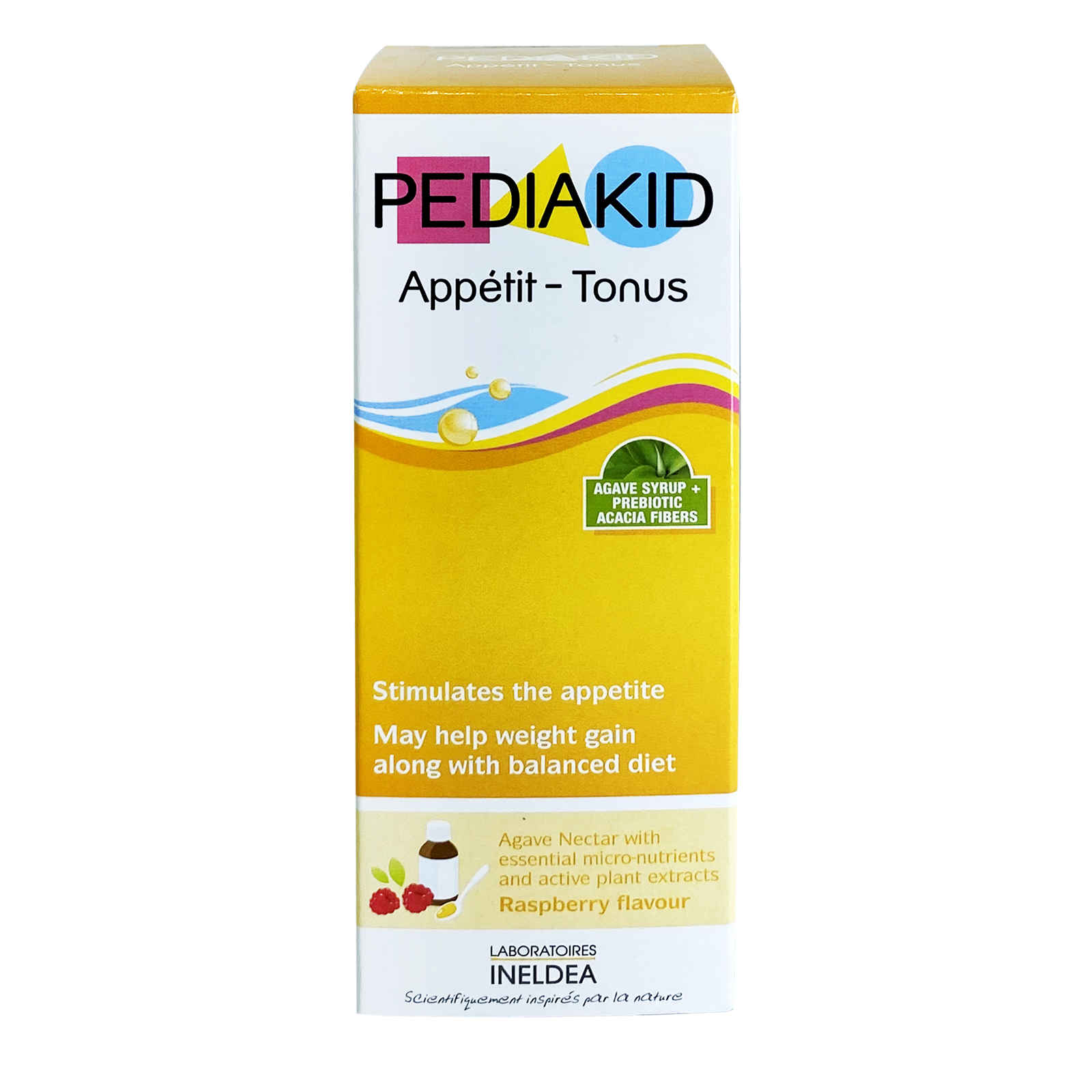 Pediakid Syrup Appetite Tone Agave Nectar Vitamin C B12 Food Supplement 125  ml