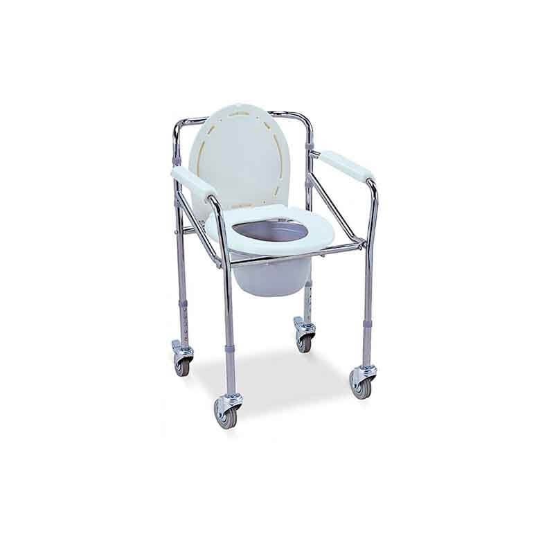 Commode Chair With Wheel FS696   Fado Med