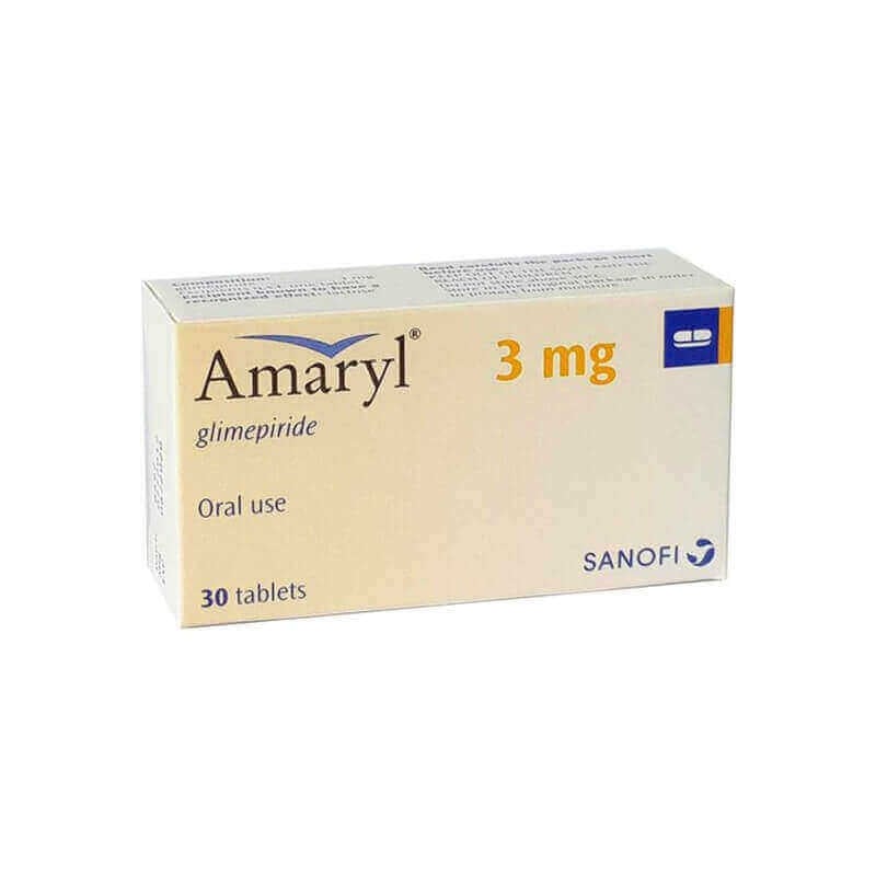 Amaryl 3mg 30 Tablets
