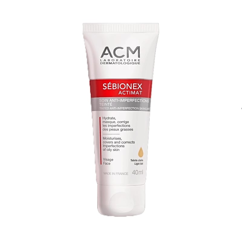 ACM Sebionex Actimat Light Tint Face Cream 40 mL Anti imperfections