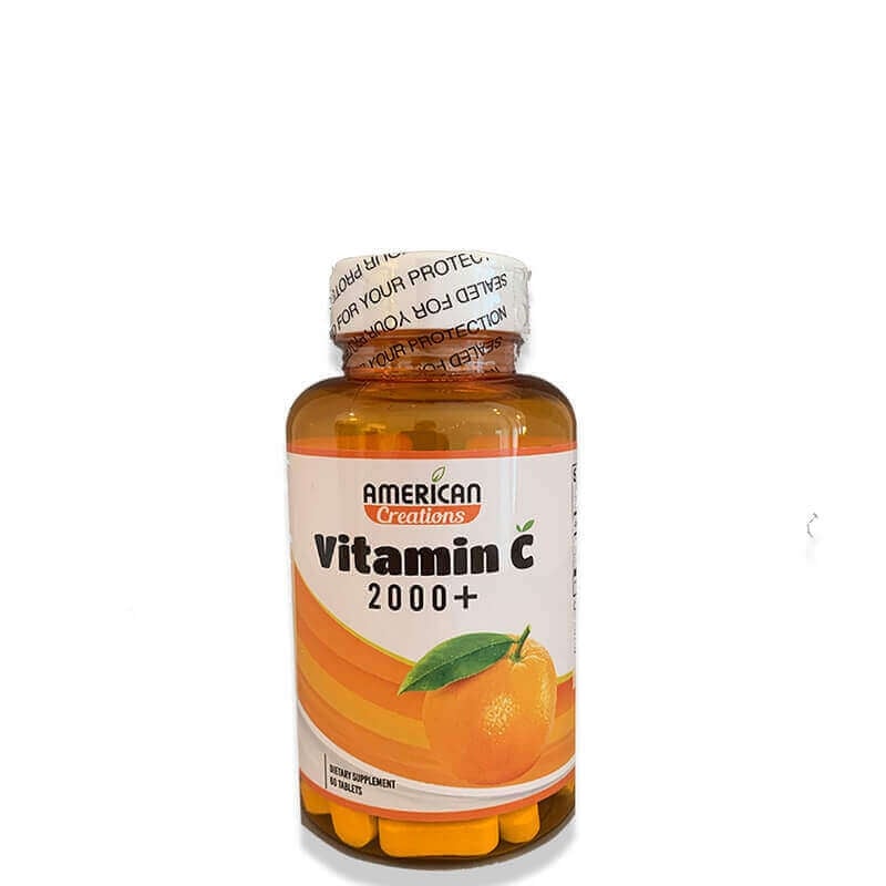 American Creations Vitamin C 2000 Tabs 60'S for increasing immunity