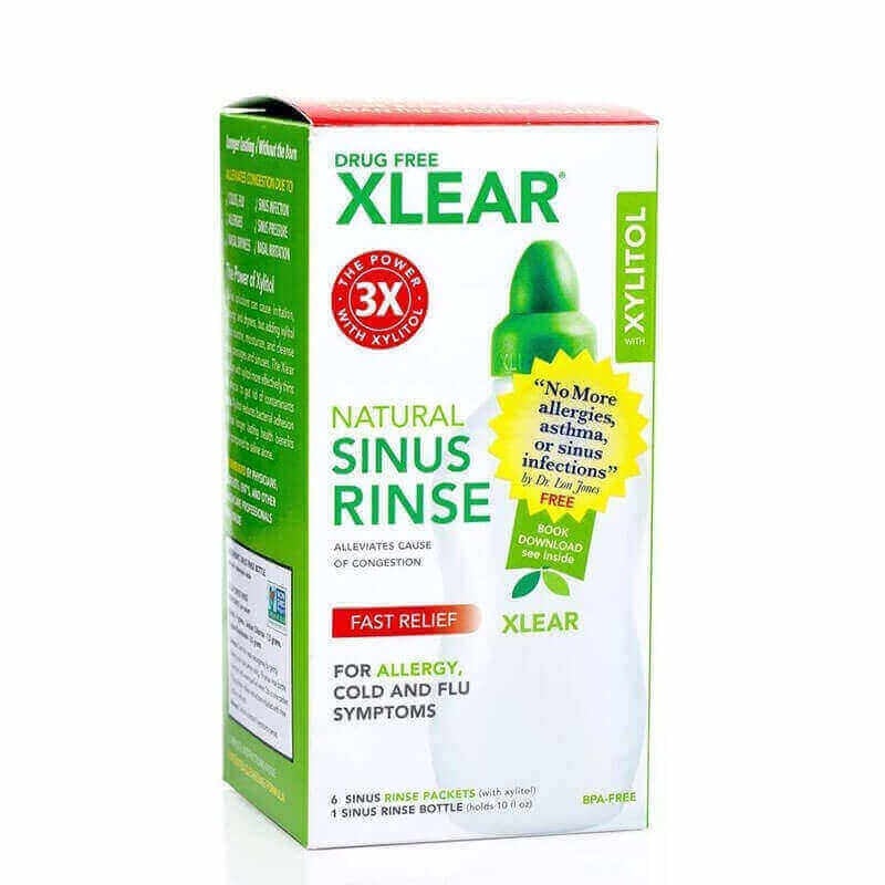 Xylitol Xlear Sinus Care Solution Rinse Kit