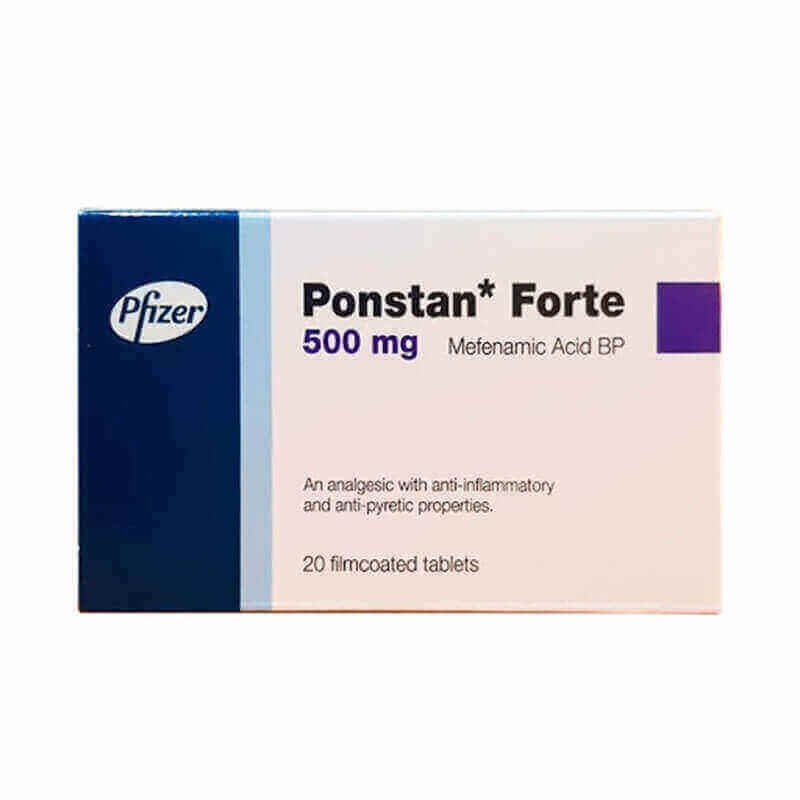 Ponstan Forte 500mg 20 Tablets