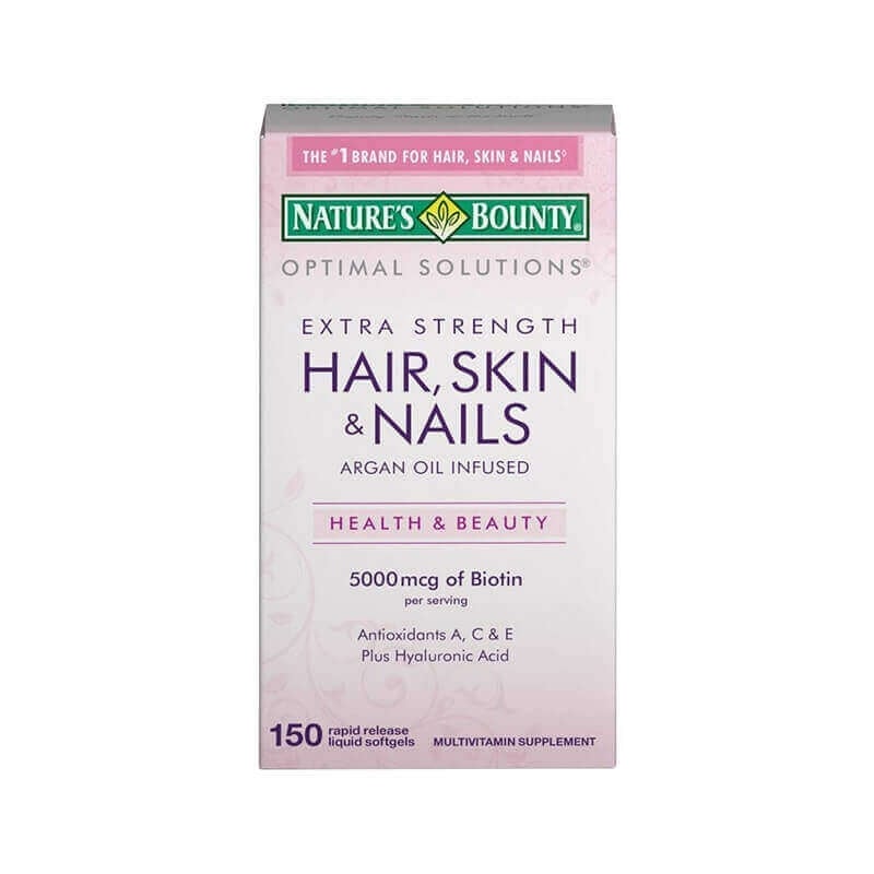 Natures Bounty Hair Skin Nails 5000Mcg Softgels 150'S 