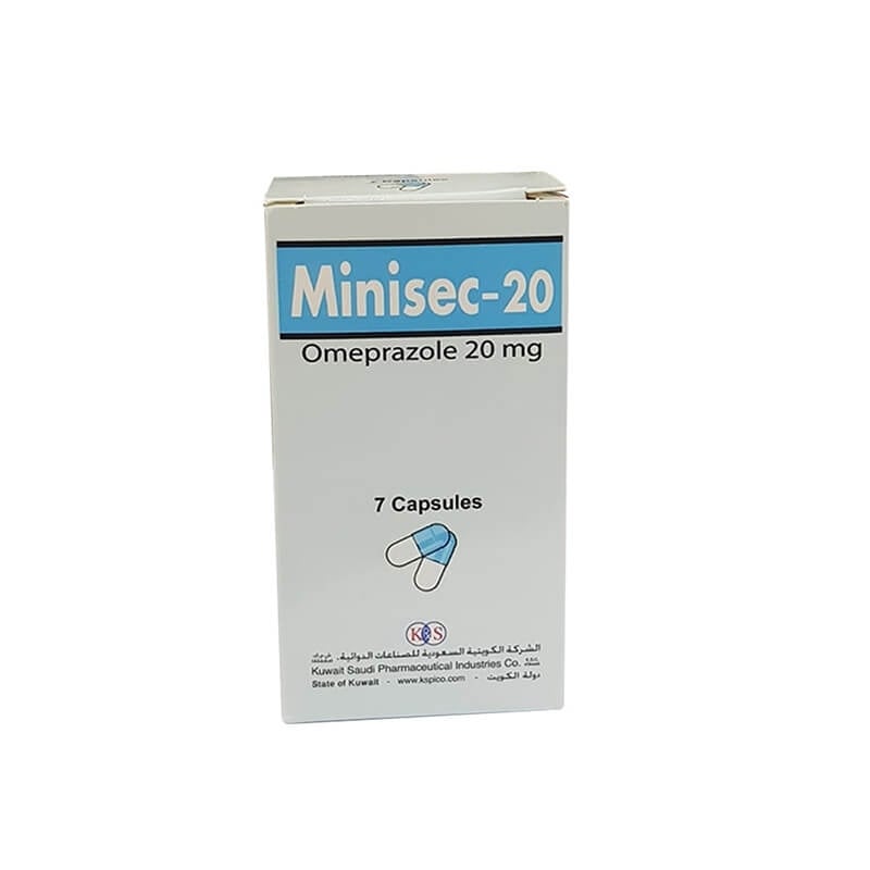 Minisec 20 mg - 7 Capsules