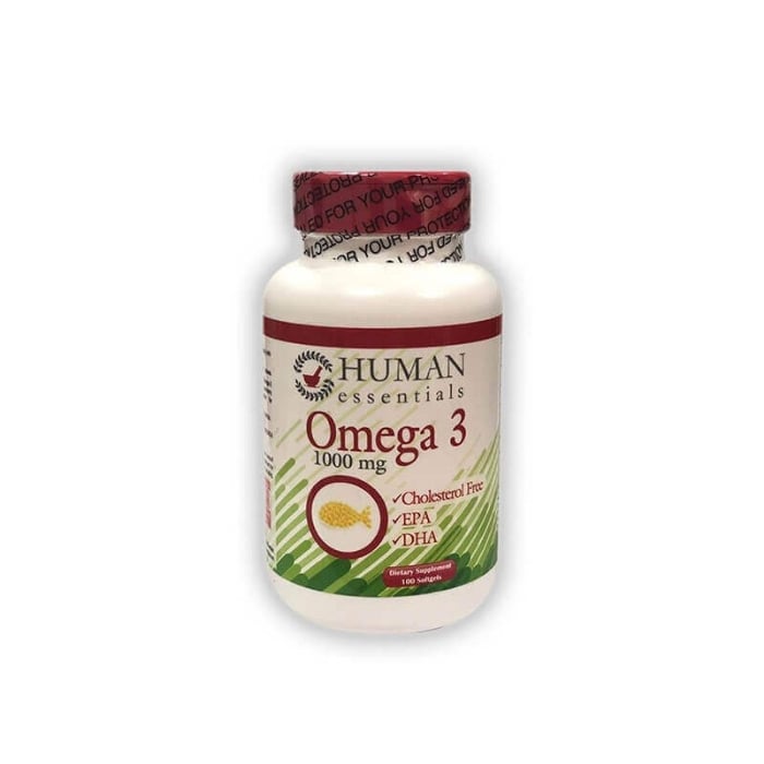 Picture of Human Essentials Omega-3 1000mg Softgel 100