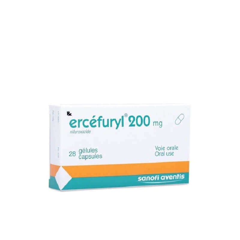 Ercefuryl 200Mg Capsules 28's diarrhea