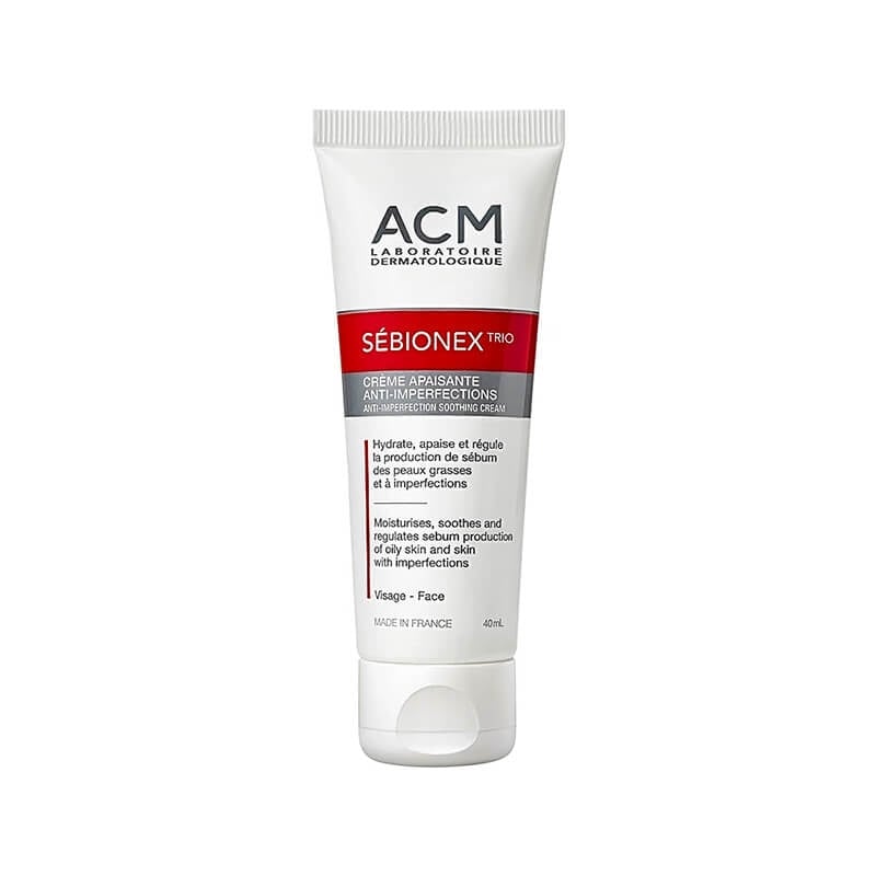 ACM Sebionex Trio Anti Imperfection Soothing Cream 40 mL for combination to oily skin
