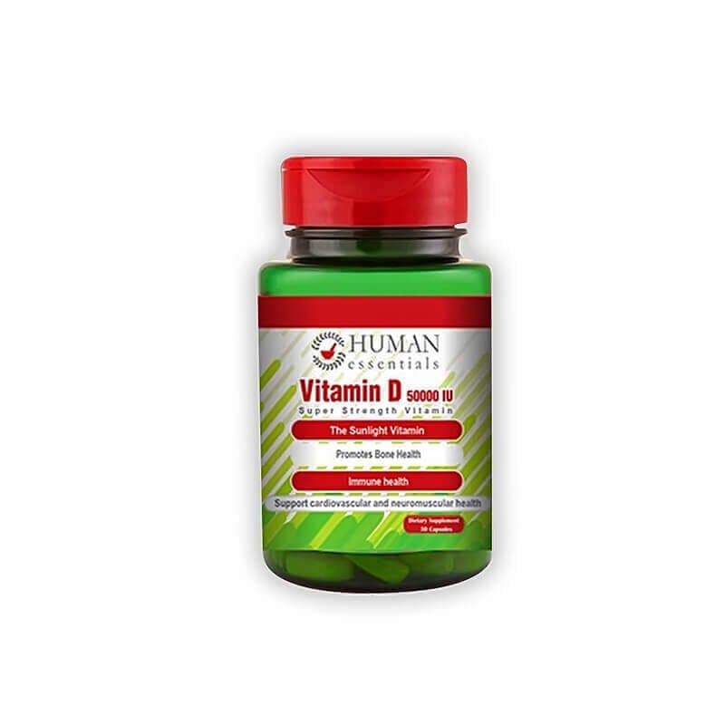 Picture of Human Essentials Vitamin D 50000 IU Caps 30