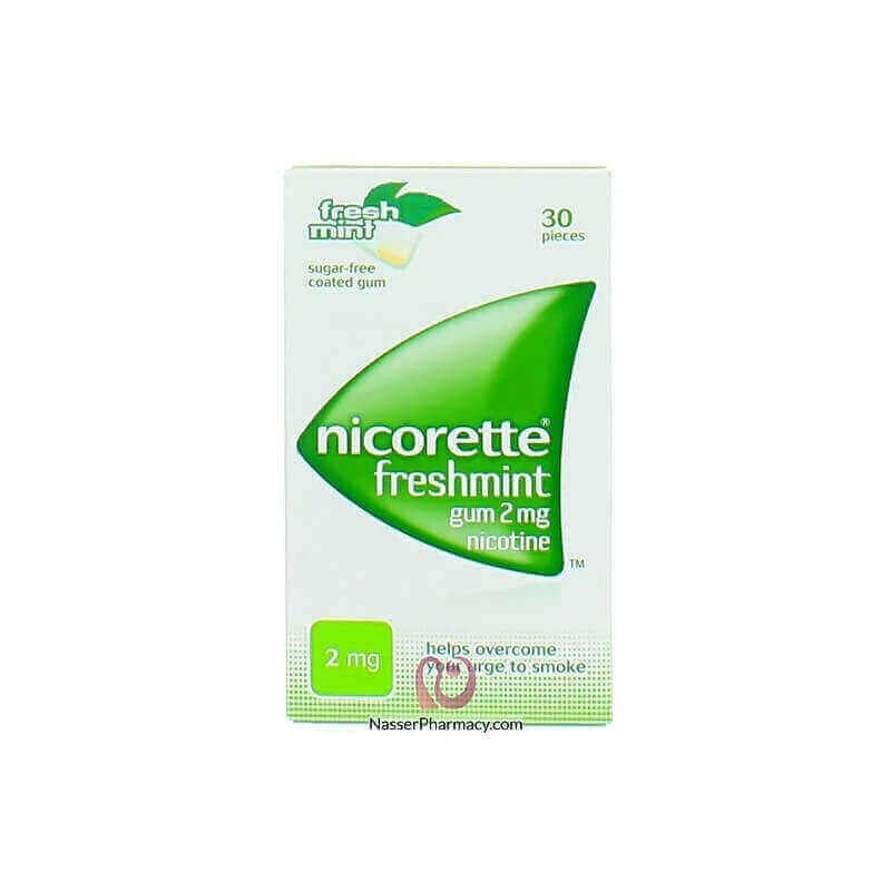 Nicorette Freshmint 2Mg 30 Gum stop smoking