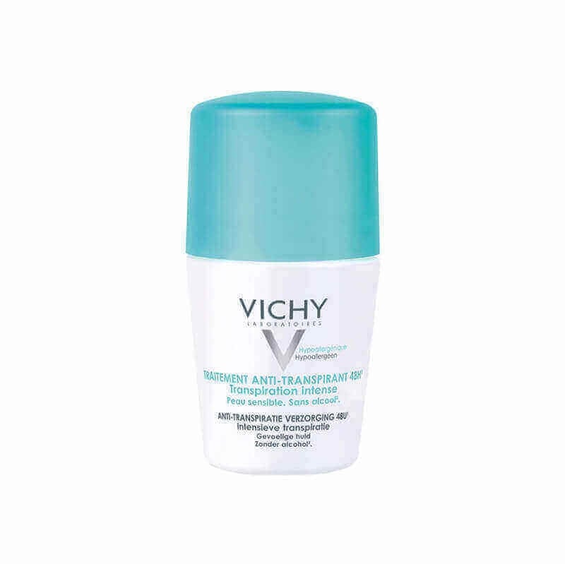 Vichy 48H Intensive Regulateur Deo Roll 50 mL (Green) to get rid of perspirant
