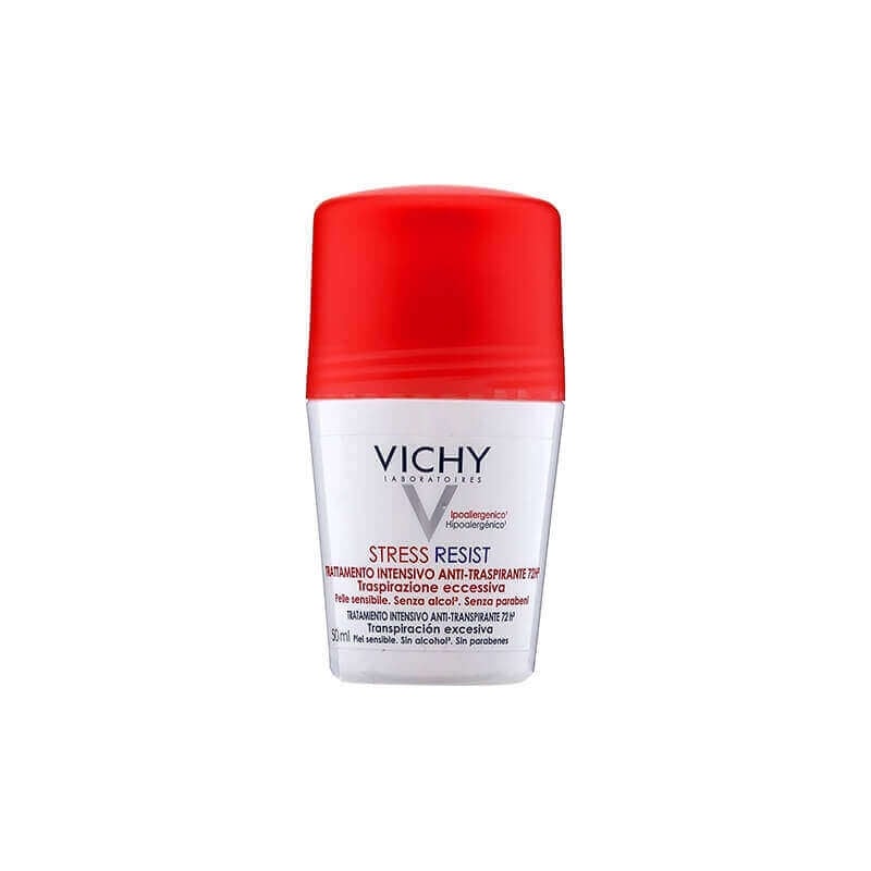 Vichy 72H Bille Stress Resist Deo Roll 50 ml (Red) to get rid of perspirant