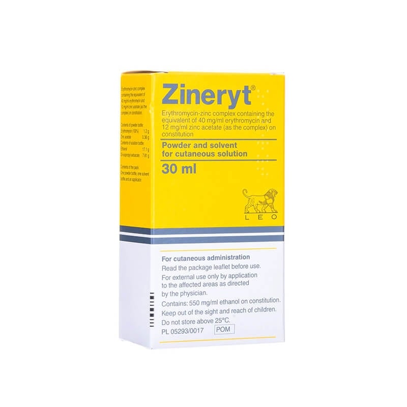 Zineryt Lotion 30ml for acne