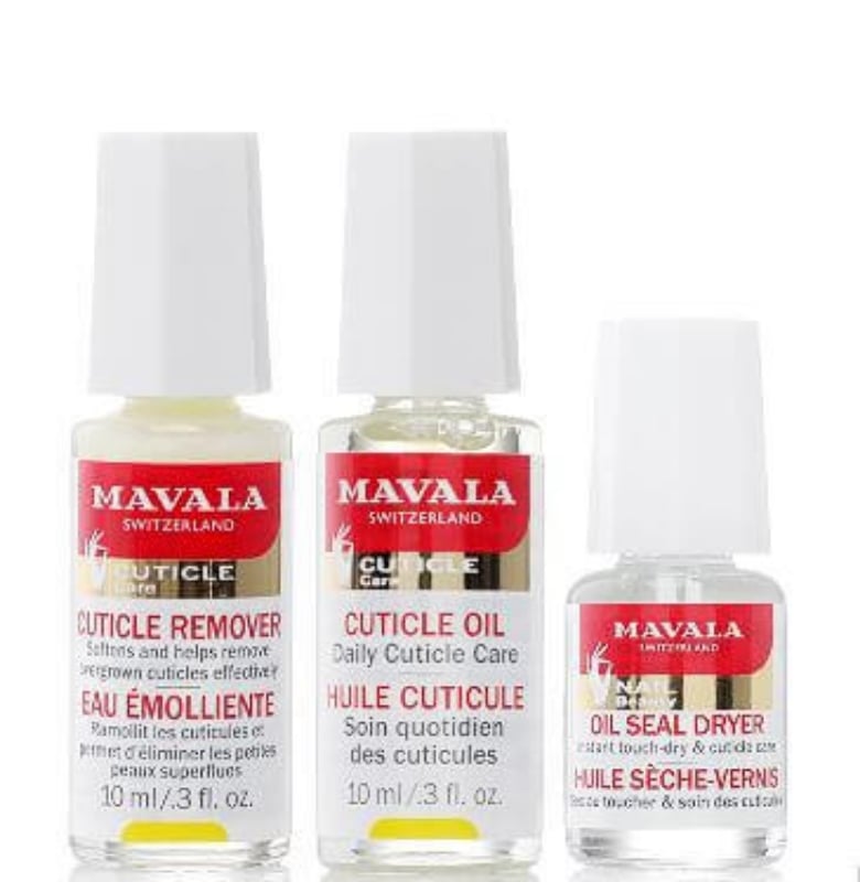 Mavala Goodbye Cuticles Kit (Cuticle Oil&Cuticle Remover&Mavaladry) Offer