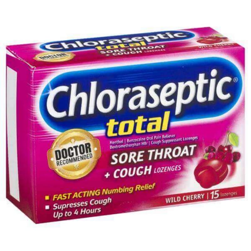 chloraseptic total wild cherry 15tab