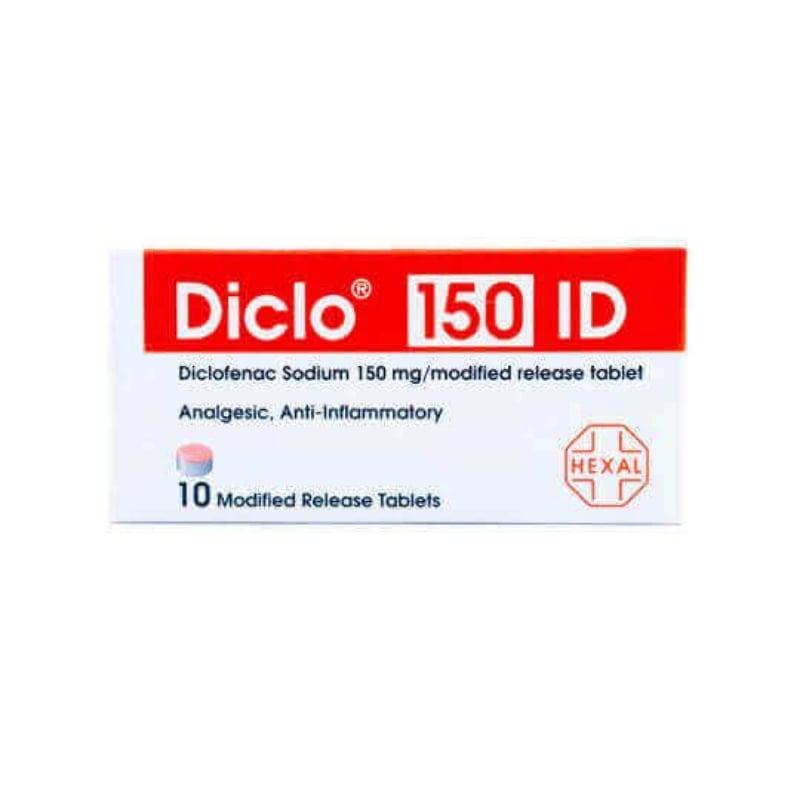 Diclo 150 MG ID L.A. 10 Tablets