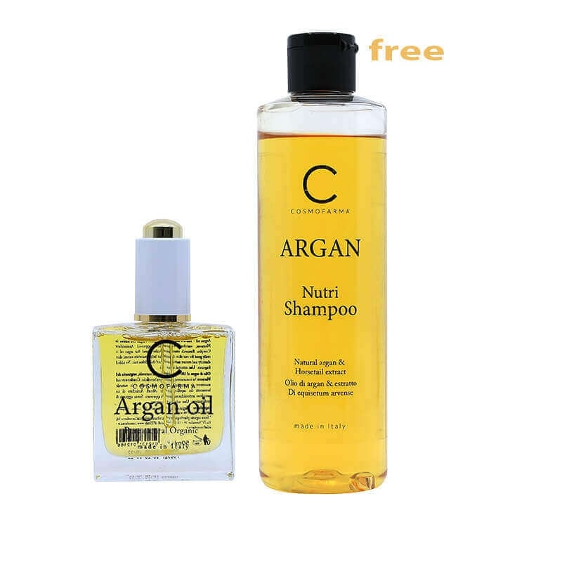 Cosmo Argan Oil + Argan Shampoo Free Offer Package