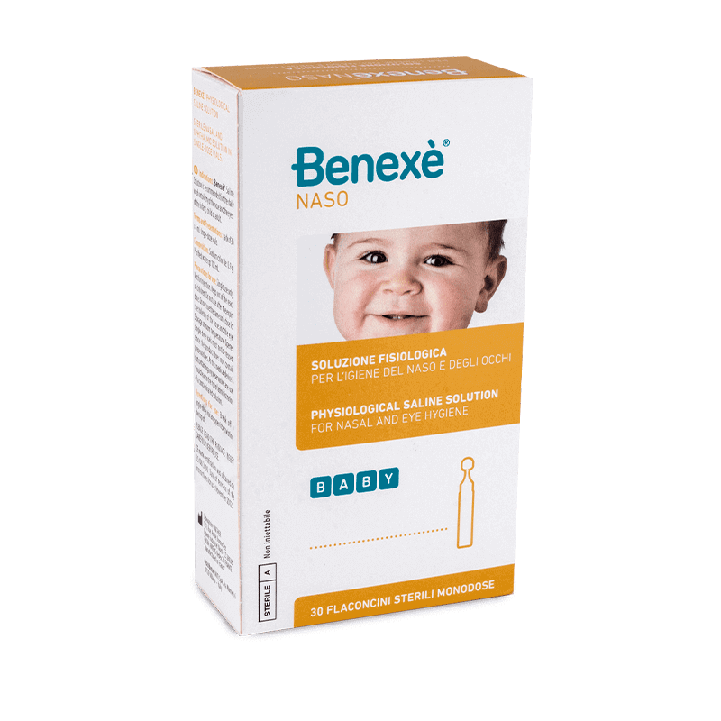Benexe Saline Solution Monodose 30 Vials For nasal and eye hygiene