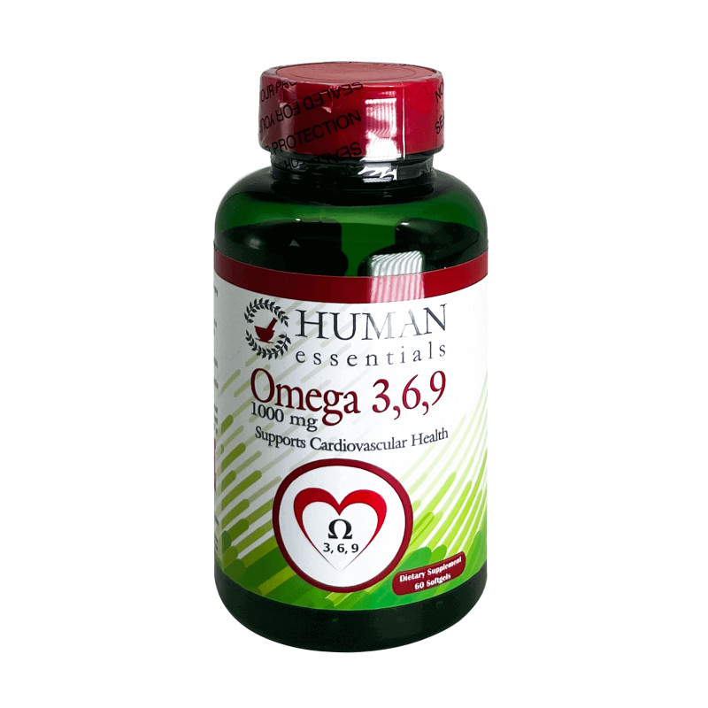 Human Essentials Triple Omega 3,6,9 1000 mg Softgel Caps 60'S