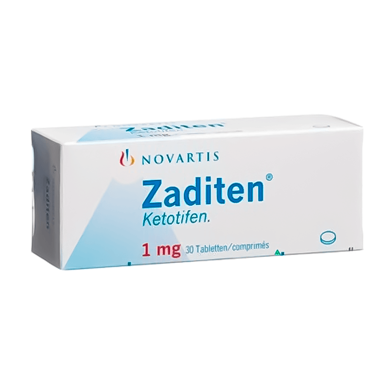 Zaditen 30 Tablets as Antiallergic