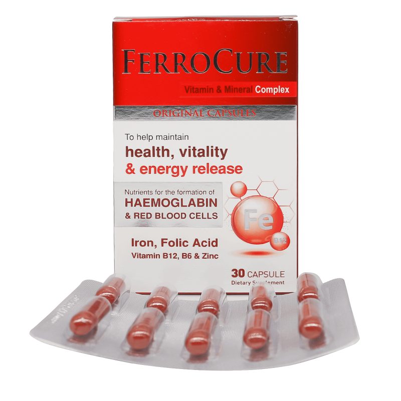 Ferro Cure Caps 30'S for anemia 