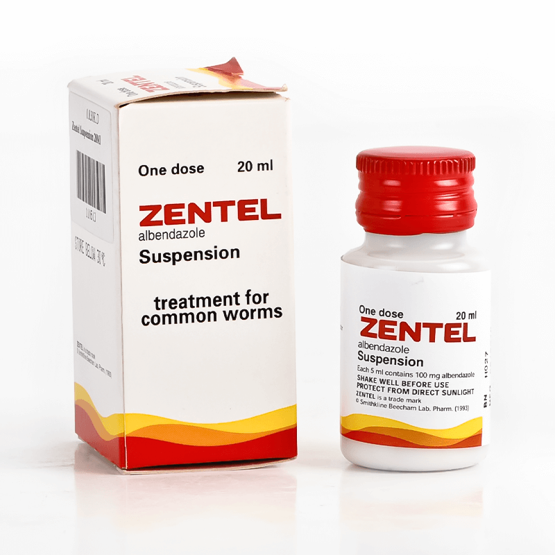 زينتال 20 مل معلق لعلاج الديدان