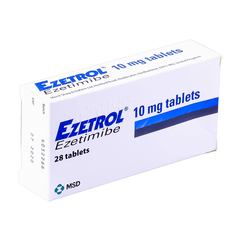 Ezetrol 10Mg 28 Tablets as Antihyperlipidemic