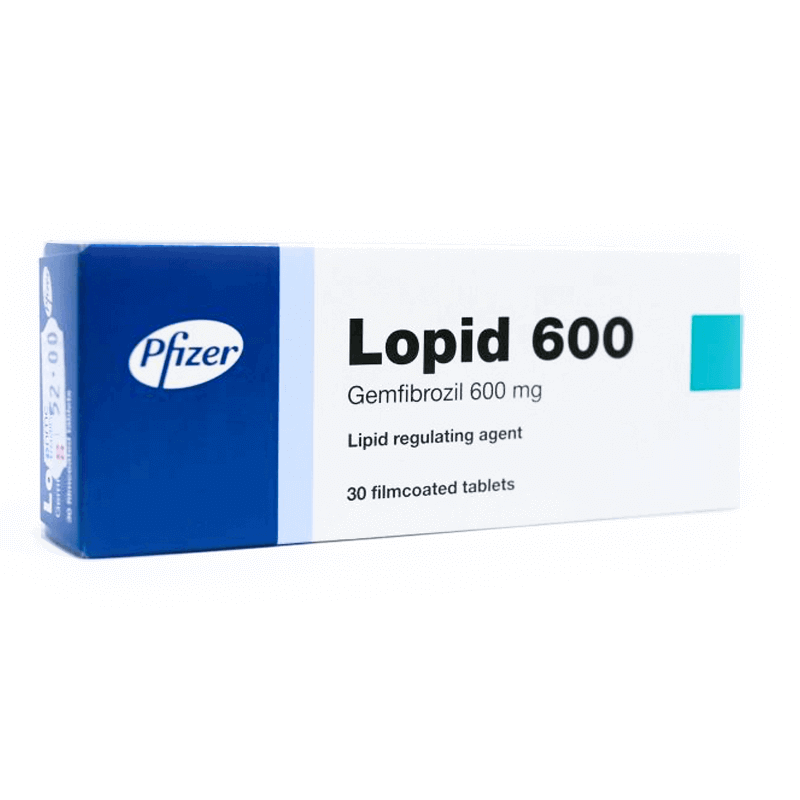 Lopid 600 30 Tablets as Antihyperlipidemic