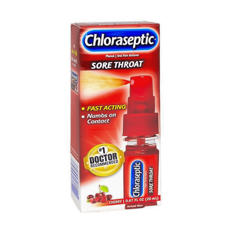 Chloraseptic Cherry Spray 20 mL for sore throat