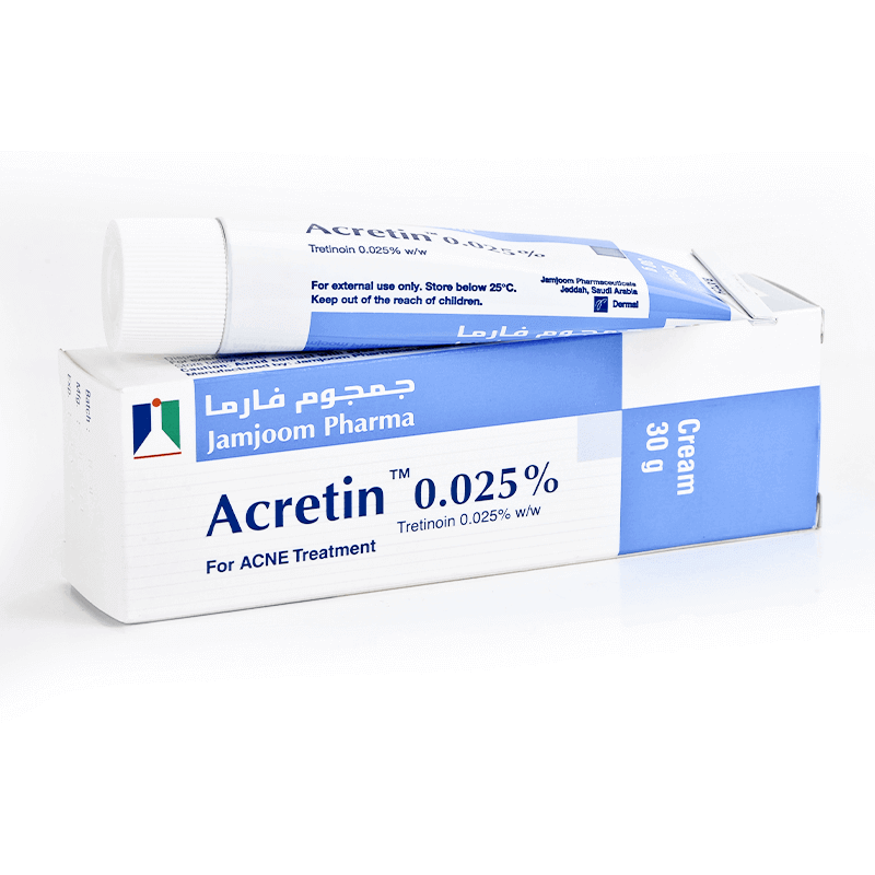 Acretin Cream 0.025% 30Gm for acne