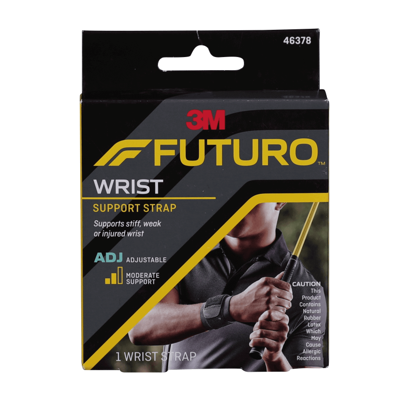 Futuro Wrist Support Strap Adjustable Black 