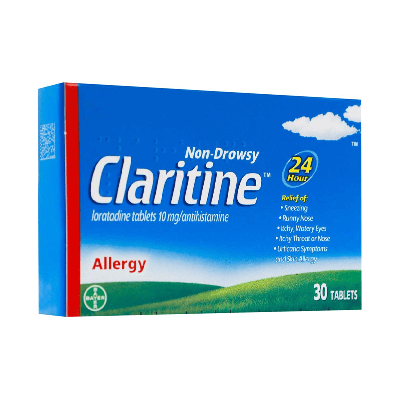 Claritin 30 tablets as Antihistamine