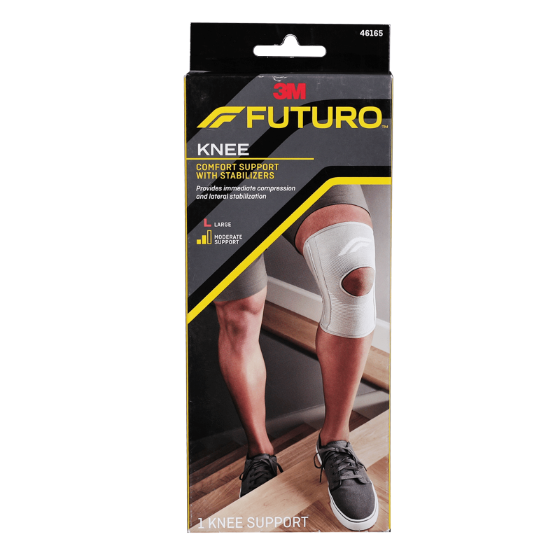 Futuro Knee Comfort Support With Stabilizers Large 