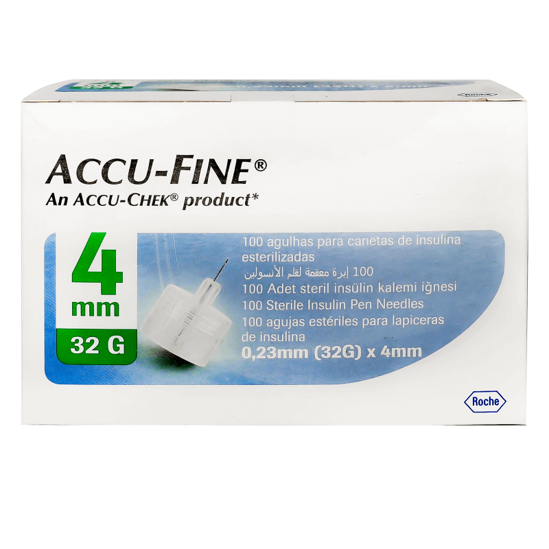 Accu Fine 0.23 mm (32G) *4 mm 100'S