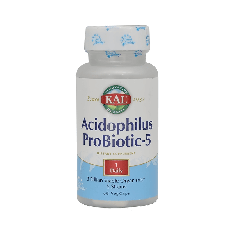 Kal Acidophilus ProBiotic-5 3 Billion 60 Veg Caps