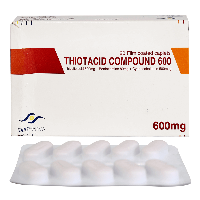 Thiotacid Compound 600 mg 20 Caplets