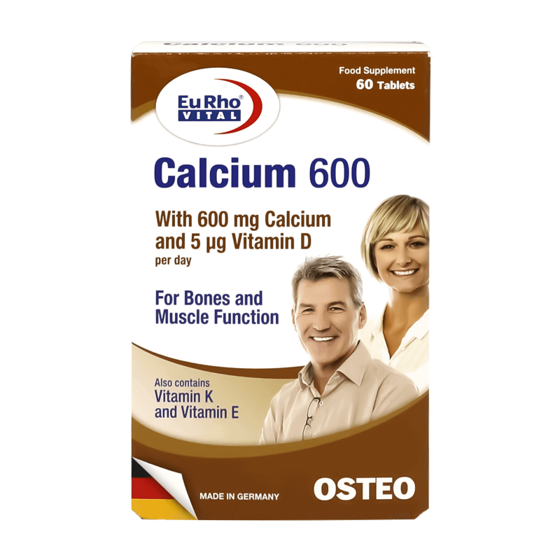 EuRho Vital Calcium 600 mg Tabs 60'S