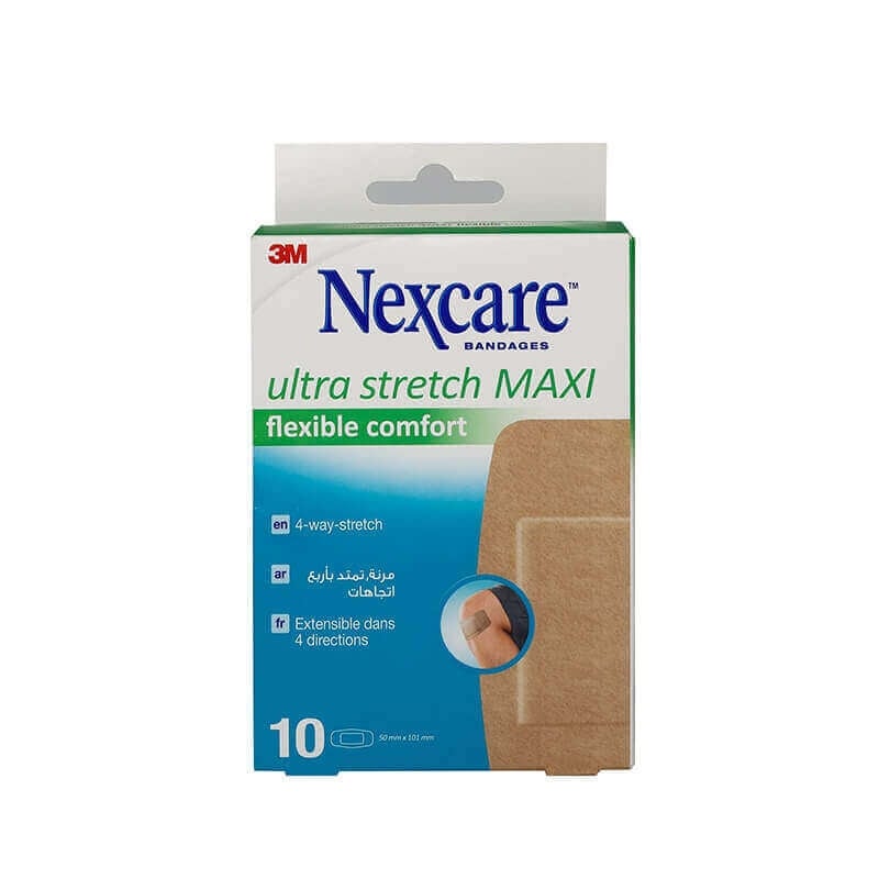 Nexcare Ultra Stretch Maxi Flexible Comfort 50*101 mm 10'S