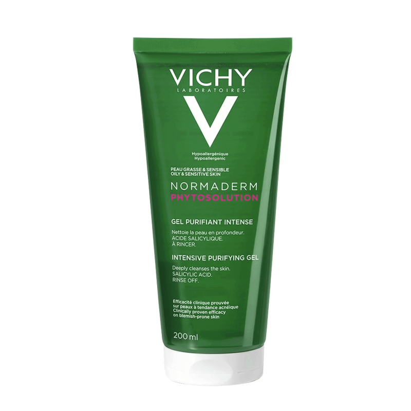Vichy Normaderm Phytosolution Cleansing Gel 200 mL to clean the skin