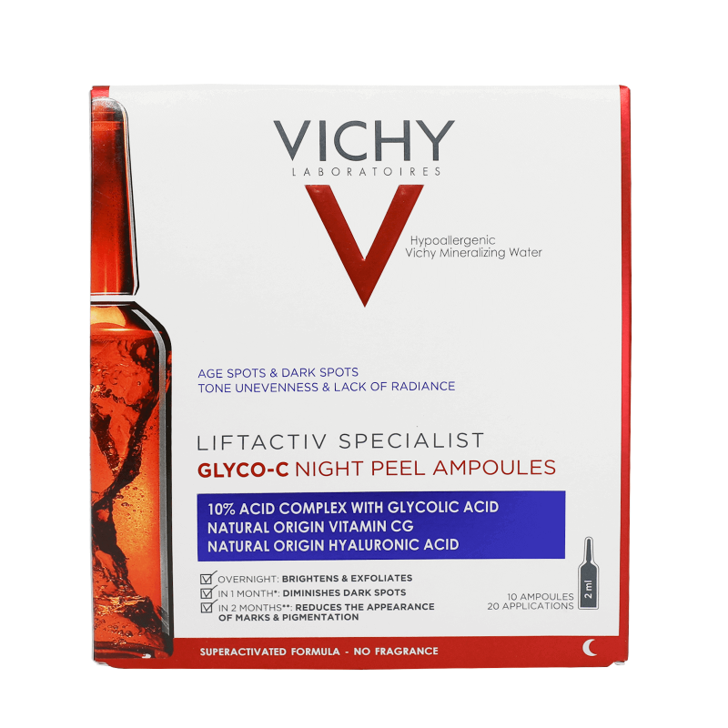 Vichy Liftactiv Glyco C Amp 10*2 mL to get rid of pigmentation