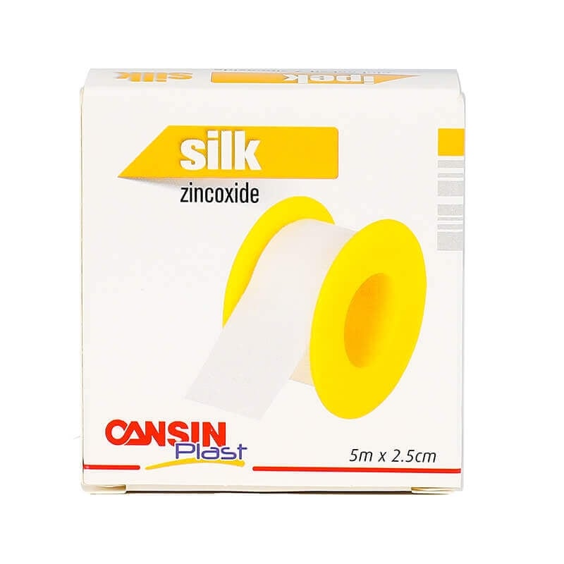 Cansin Plast Silk Plaster 5m X 2.5cm