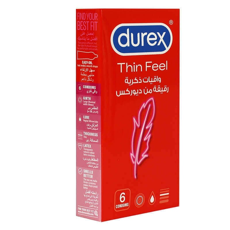 Durex Thin Feel 6 Condoms 