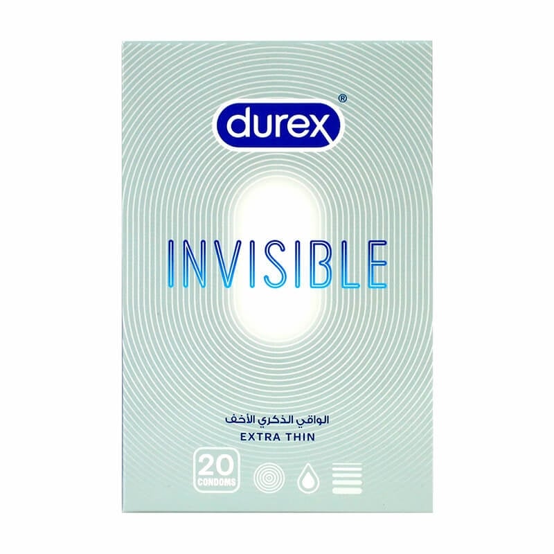 Durex Invisible Extra Thin 20 Condoms 