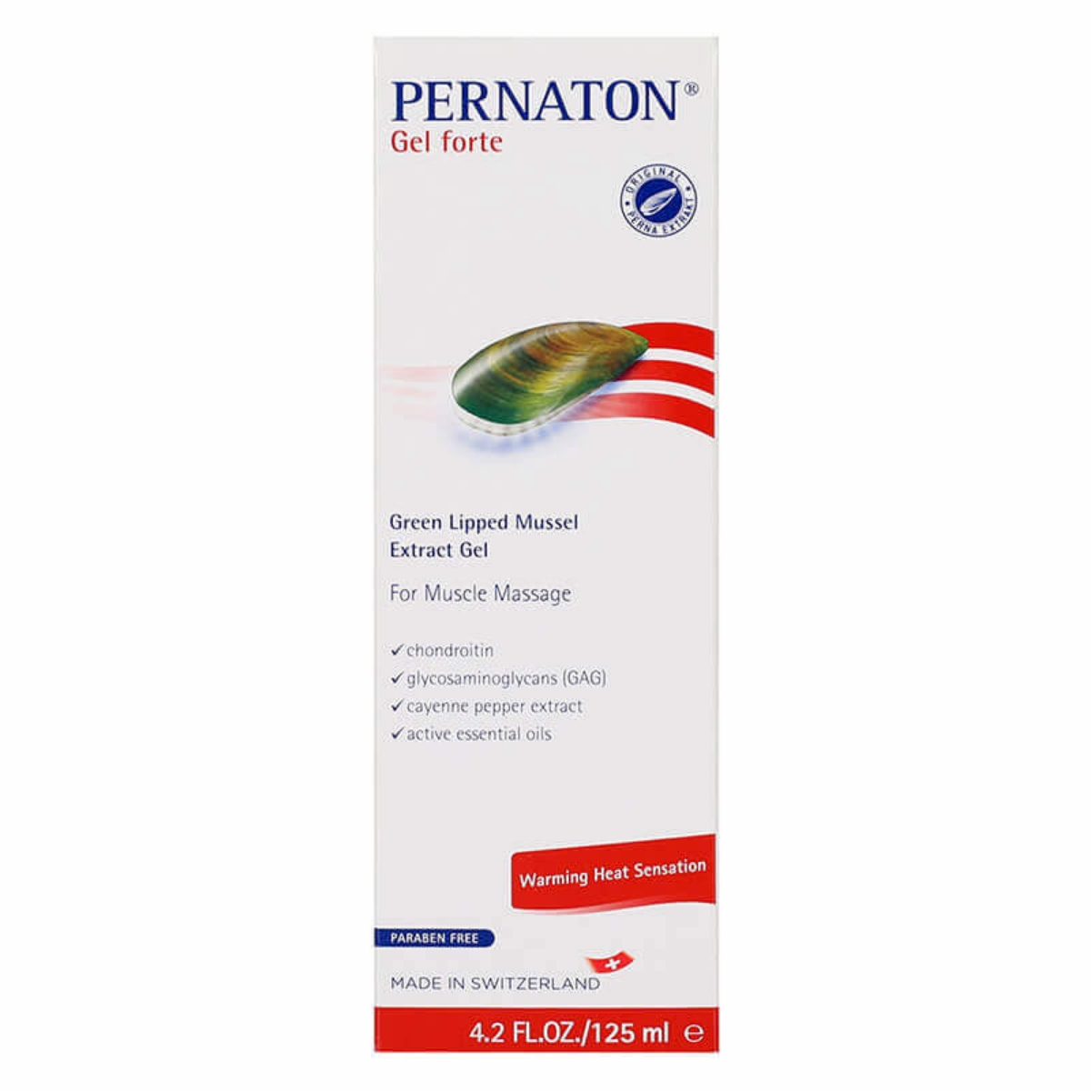 Buy ( Pernaton Gel Forte For Muscle Massage Warming Heat 125 ml ) from  Shifa Aldawaeya Pharmacy.