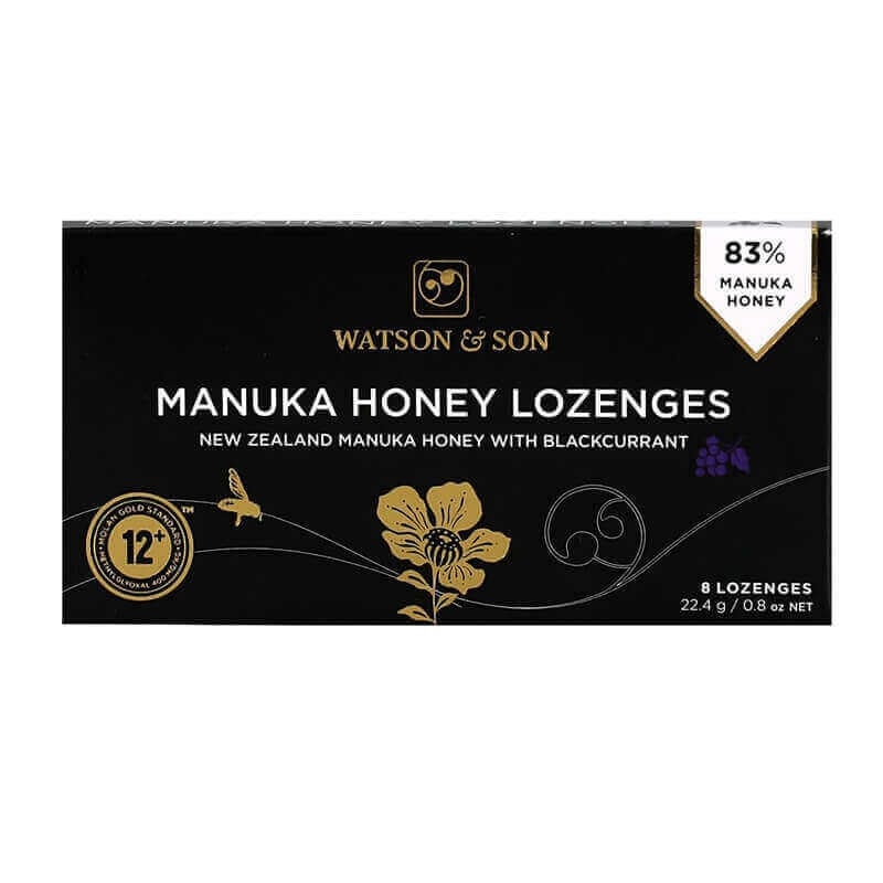 Watson & Son Manuka Honey Lozenges With Blackcurrant 8 pcs 