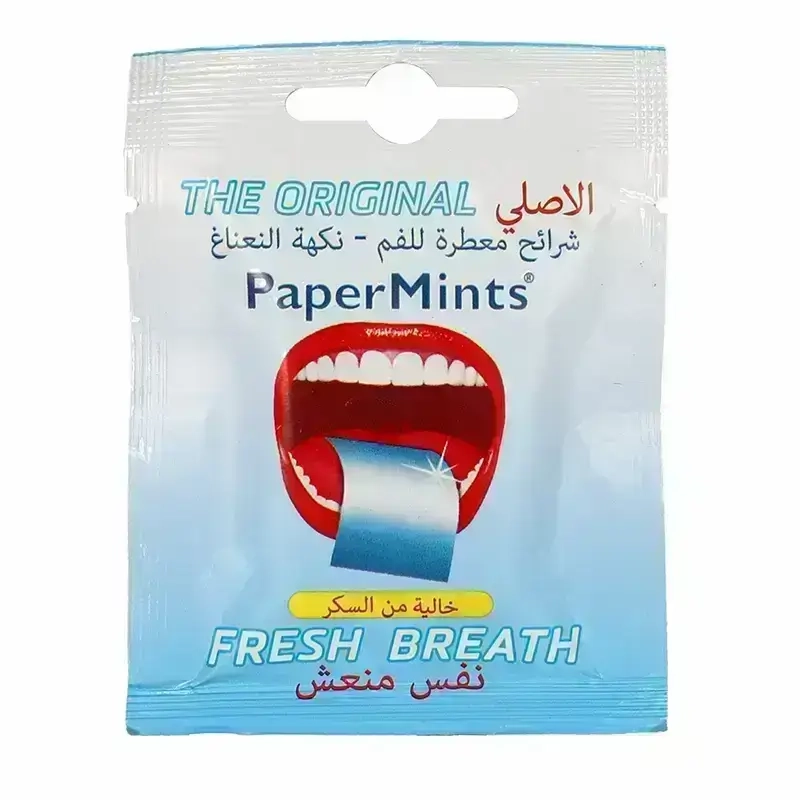 Paper Mints Strips For Fresh Breath Mint Flavor 24 Strips