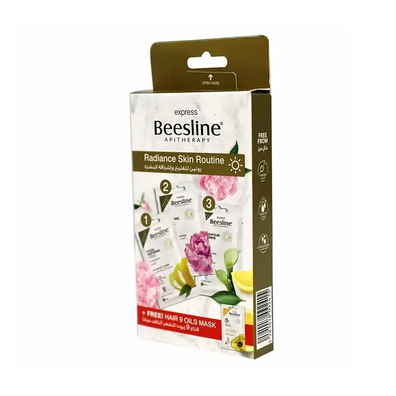 Beesline Radiance Skin Routine 3 +1 Hair Mask Free 4*25 g