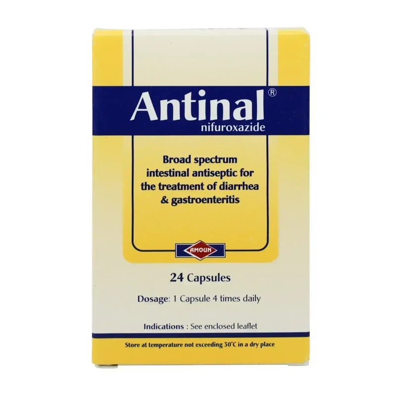 Antinal 200 mg Tabs 24'S For Diarrhea