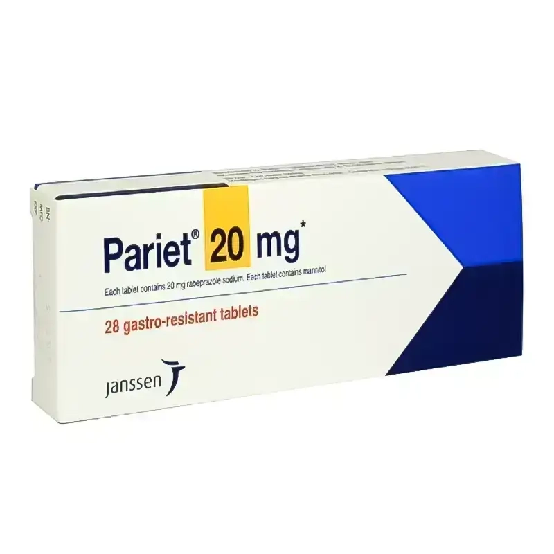 Pariet 20mg 28 Tablets for heart burn